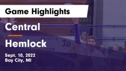 Central  vs Hemlock  Game Highlights - Sept. 10, 2022
