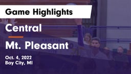Central  vs Mt. Pleasant  Game Highlights - Oct. 4, 2022