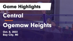 Central  vs Ogemaw Heights  Game Highlights - Oct. 8, 2022