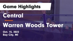 Central  vs Warren Woods Tower Game Highlights - Oct. 15, 2022