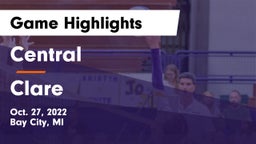 Central  vs Clare  Game Highlights - Oct. 27, 2022