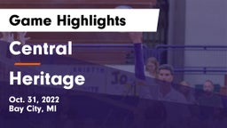 Central  vs Heritage  Game Highlights - Oct. 31, 2022