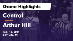 Central  vs Arthur Hill  Game Highlights - Feb. 13, 2021
