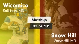 Matchup: Wicomico vs. Snow Hill  2016