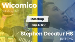 Matchup: Wicomico vs. Stephen Decatur HS 2017