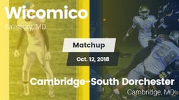 Matchup: Wicomico vs. Cambridge-South Dorchester  2018