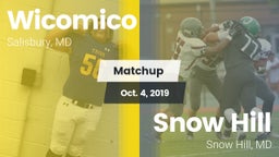 Matchup: Wicomico vs. Snow Hill  2019