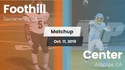 Matchup: Foothill vs. Center  2019