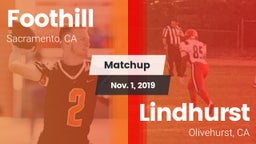 Matchup: Foothill vs. Lindhurst  2019