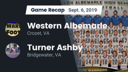 Recap: Western Albemarle  vs. Turner Ashby  2019