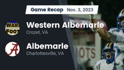 Recap: Western Albemarle  vs. Albemarle  2023