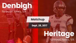 Matchup: Denbigh  vs. Heritage  2017