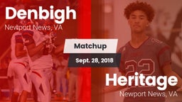 Matchup: Denbigh  vs. Heritage  2018