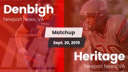 Matchup: Denbigh  vs. Heritage  2019