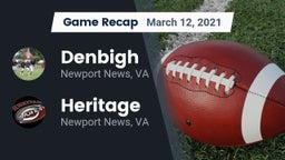 Recap: Denbigh  vs. Heritage  2021