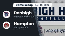 Recap: Denbigh  vs. Hampton  2022