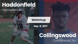 Matchup: Haddonfield vs. Collingswood  2017