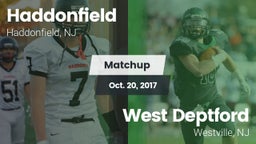 Matchup: Haddonfield vs. West Deptford  2016