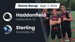 Recap: Haddonfield  vs. Sterling  2018