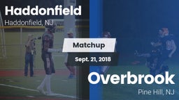 Matchup: Haddonfield vs. Overbrook  2018