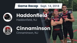 Recap: Haddonfield  vs. Cinnaminson  2018