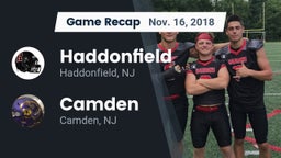 Recap: Haddonfield  vs. Camden  2018