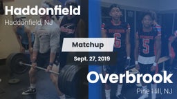 Matchup: Haddonfield vs. Overbrook  2019