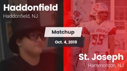 Matchup: Haddonfield vs. St. Joseph  2019