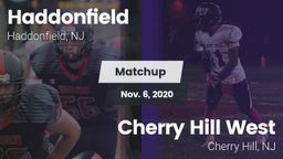 Matchup: Haddonfield vs. Cherry Hill West  2020