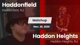 Matchup: Haddonfield vs. Haddon Heights  2020