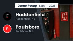 Recap: Haddonfield  vs. Paulsboro  2023