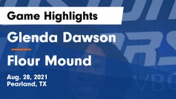 Glenda Dawson  vs Flour Mound Game Highlights - Aug. 28, 2021