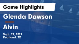 Glenda Dawson  vs Alvin  Game Highlights - Sept. 24, 2021