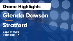 Glenda Dawson  vs Stratford Game Highlights - Sept. 2, 2023