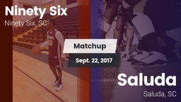 Matchup: Ninety Six vs. Saluda  2017