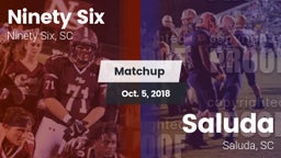 Matchup: Ninety Six vs. Saluda  2018