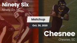 Matchup: Ninety Six vs. Chesnee  2020