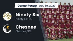 Recap: Ninety Six  vs. Chesnee  2020