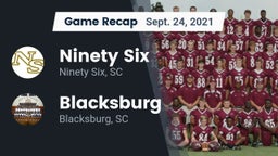 Recap: Ninety Six  vs. Blacksburg  2021