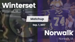 Matchup: Winterset vs. Norwalk  2017