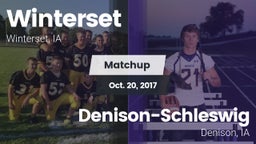 Matchup: Winterset vs. Denison-Schleswig  2017