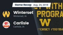 Recap: Winterset  vs. Carlisle  2018