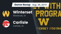 Recap: Winterset  vs. Carlisle  2019