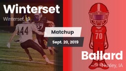 Matchup: Winterset vs. Ballard  2019