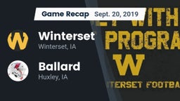 Recap: Winterset  vs. Ballard  2019