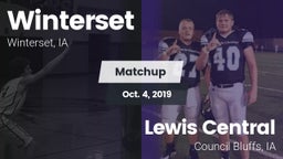 Matchup: Winterset vs. Lewis Central  2019