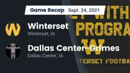 Recap: Winterset  vs. Dallas Center-Grimes  2021