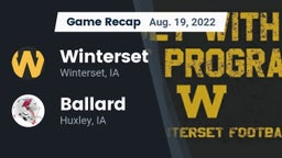 Recap: Winterset  vs. Ballard  2022