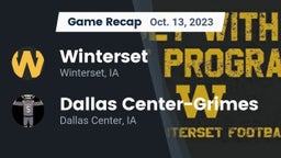 Recap: Winterset  vs. Dallas Center-Grimes  2023