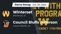 Recap: Winterset  vs. Council Bluffs Jefferson  2023